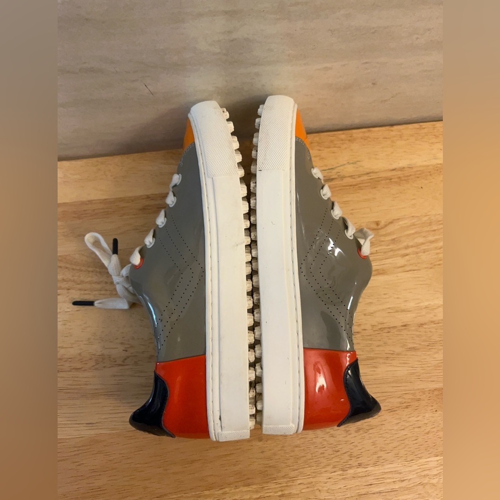 Tory Sport Color-block patent-leather sneakers - Picture 10 of 13